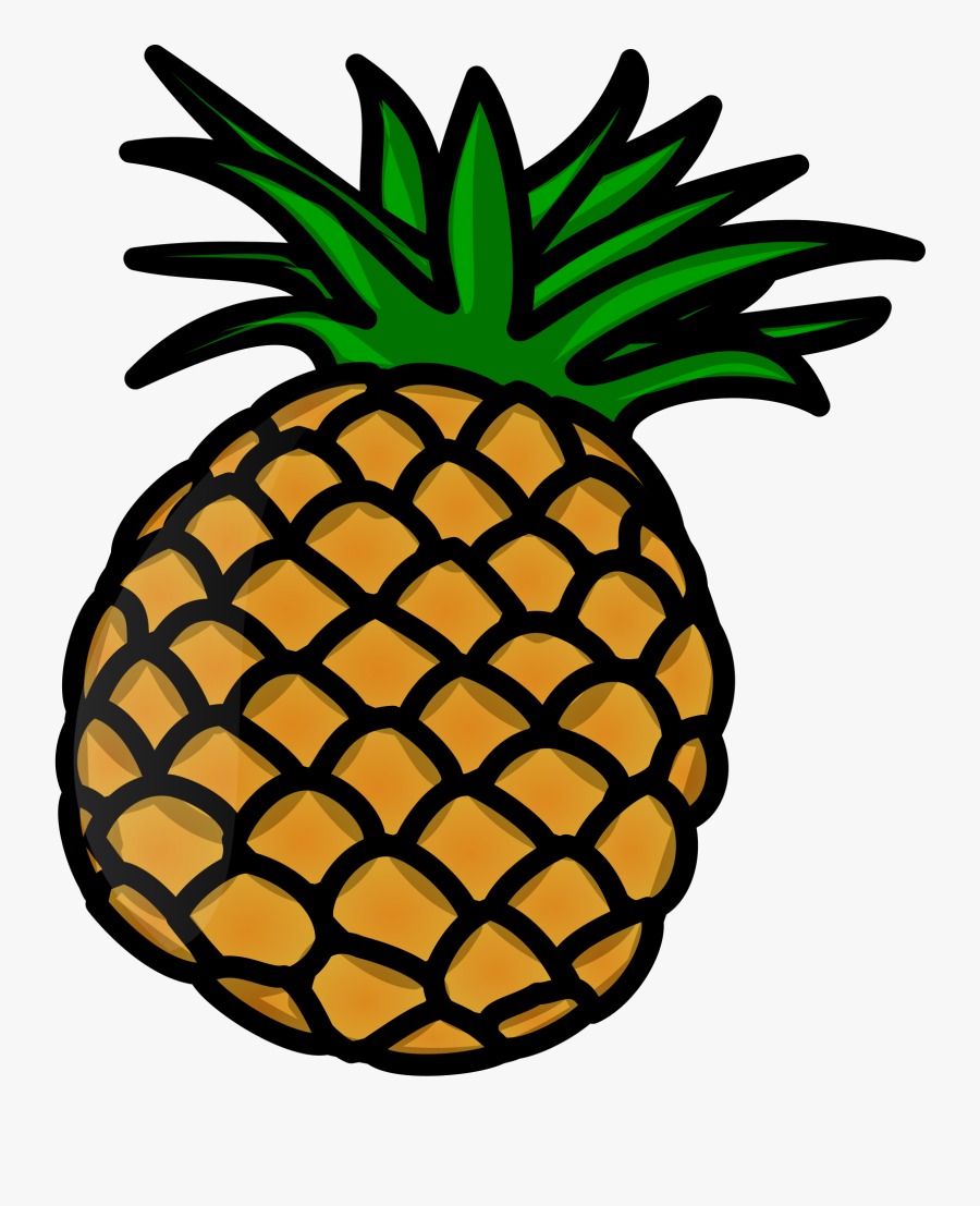 Tux Paint Pineapple - Pineapple Clipart, Transparent Clipart