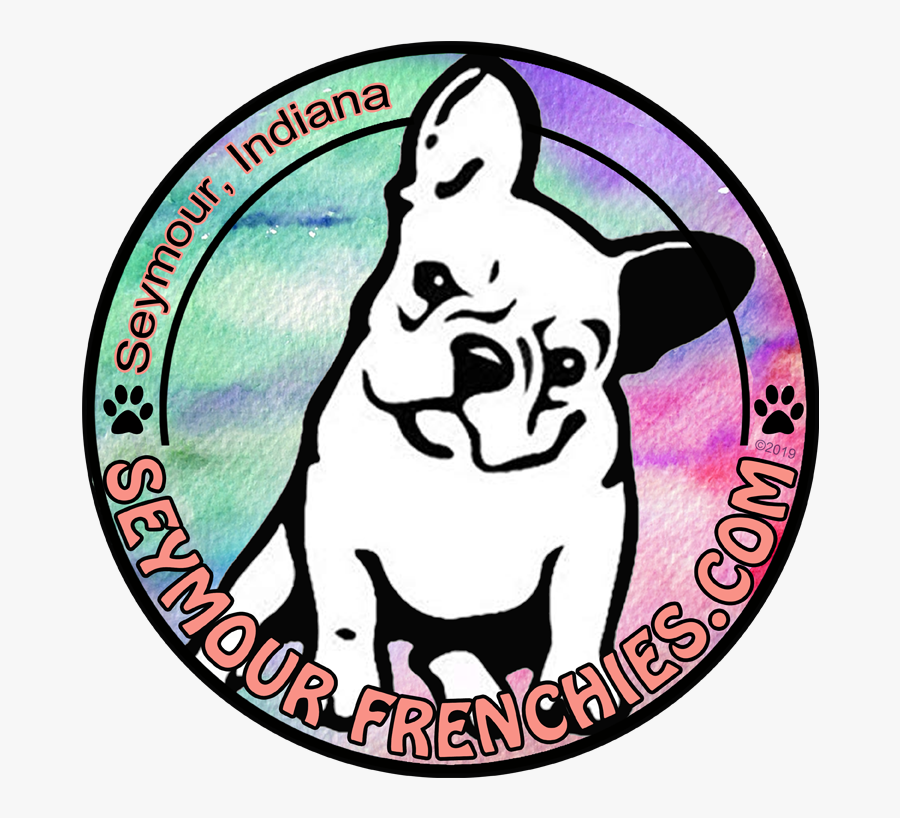 Picture - Black And White French Bulldog Silhouette, Transparent Clipart