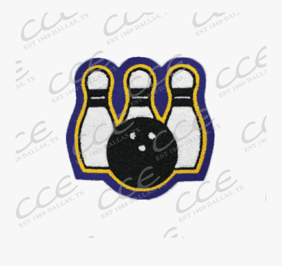 Bowling Ball W/ Pins Sleeve Patch* - Ten-pin Bowling, Transparent Clipart