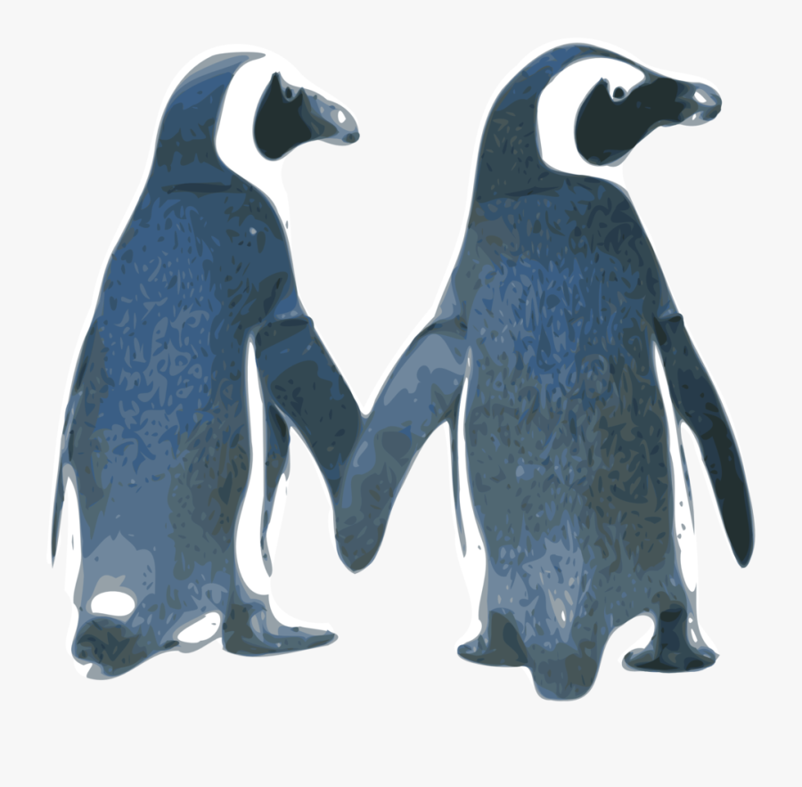 Penguin Wedding Invitation, Transparent Clipart