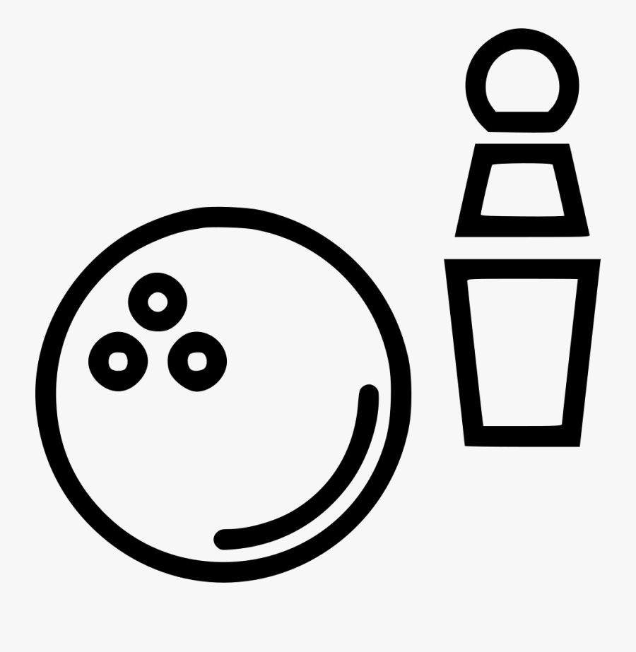 Bowling Ball Pins Training Fun - Circle, Transparent Clipart