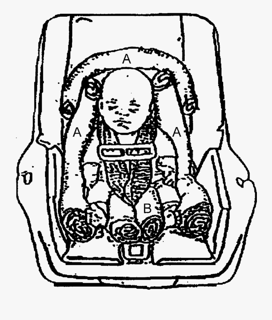 Use Of Blanket Rolls For Positioning Infants In Car, Transparent Clipart