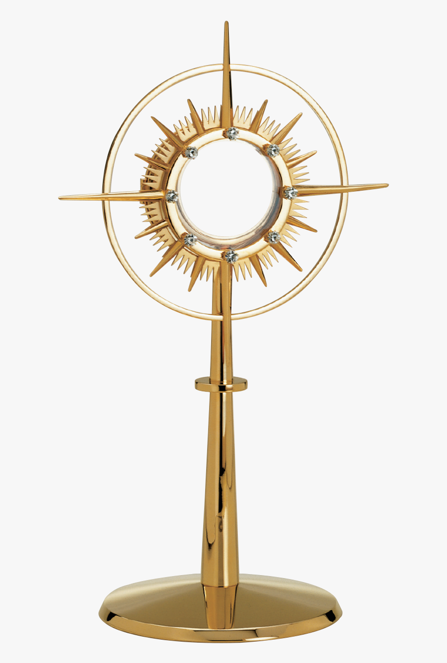 7284 Monstrance - Circle - Monstrance, Transparent Clipart