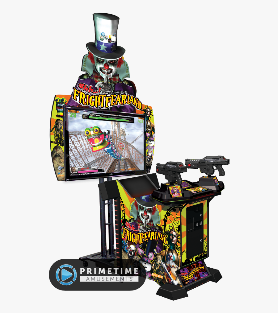 Welcome To Frightfearland Deluxe Video Arcade Game - Shh Welcome To Frightfearland Arcade, Transparent Clipart