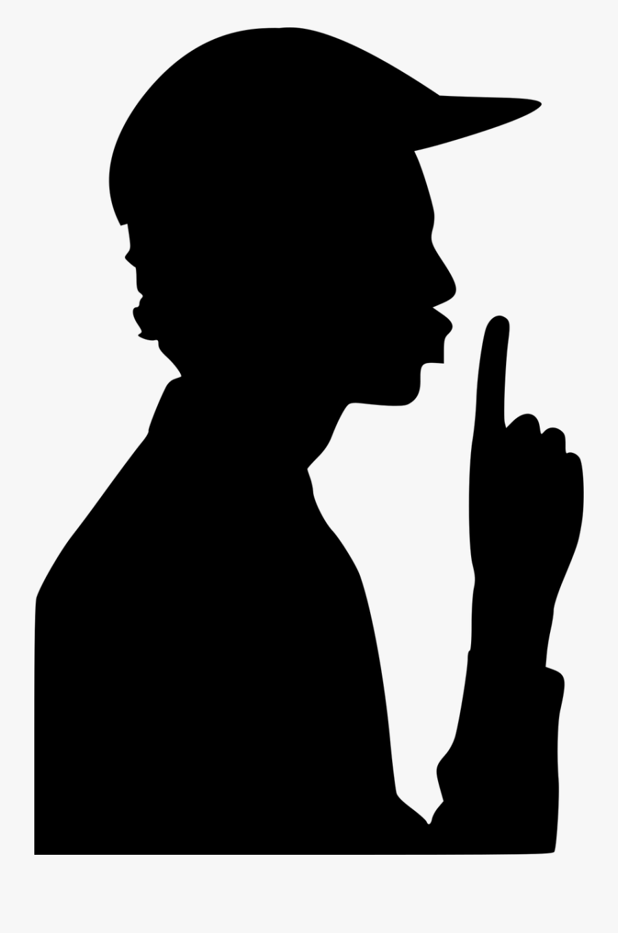 Silhouette Silence Secret - حل لعبة فكر مهن, Transparent Clipart