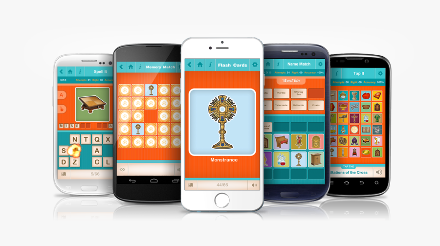 Children's Game Apps, Transparent Clipart