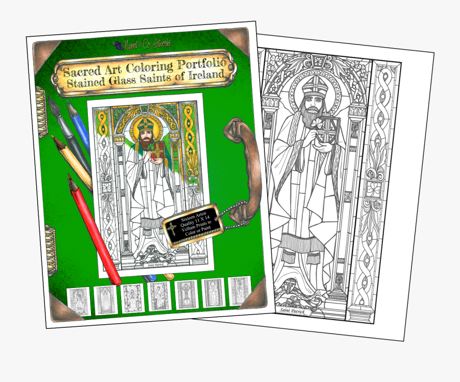 Wholesale Glass Saint Angel Portfolio, Transparent Clipart