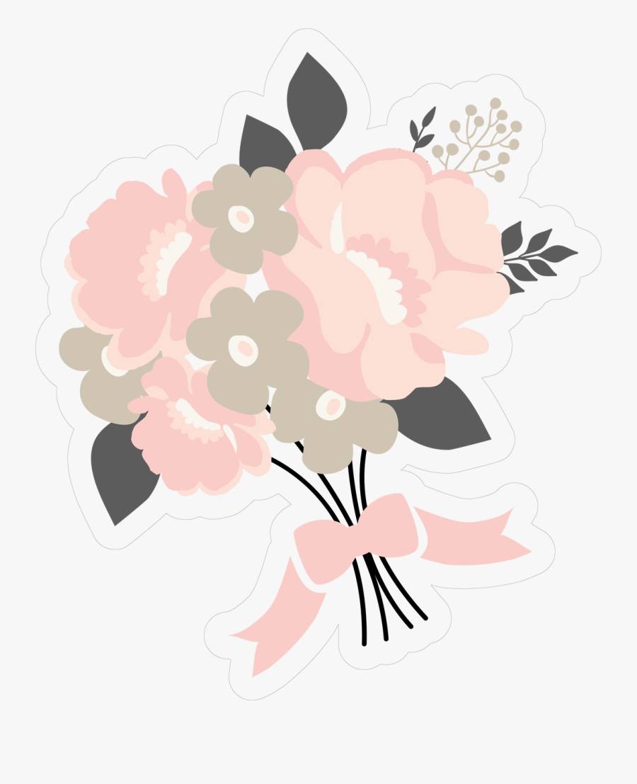 Wedding Bouquet - Hydrangea, Transparent Clipart