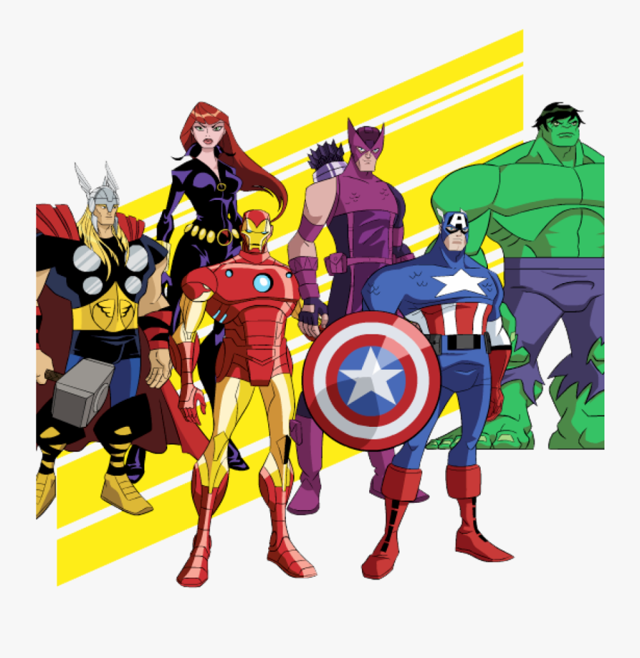 Marvel Clipart Free Avengers Clip Art Clipart Football - Avengers Cartoon Characters Png, Transparent Clipart