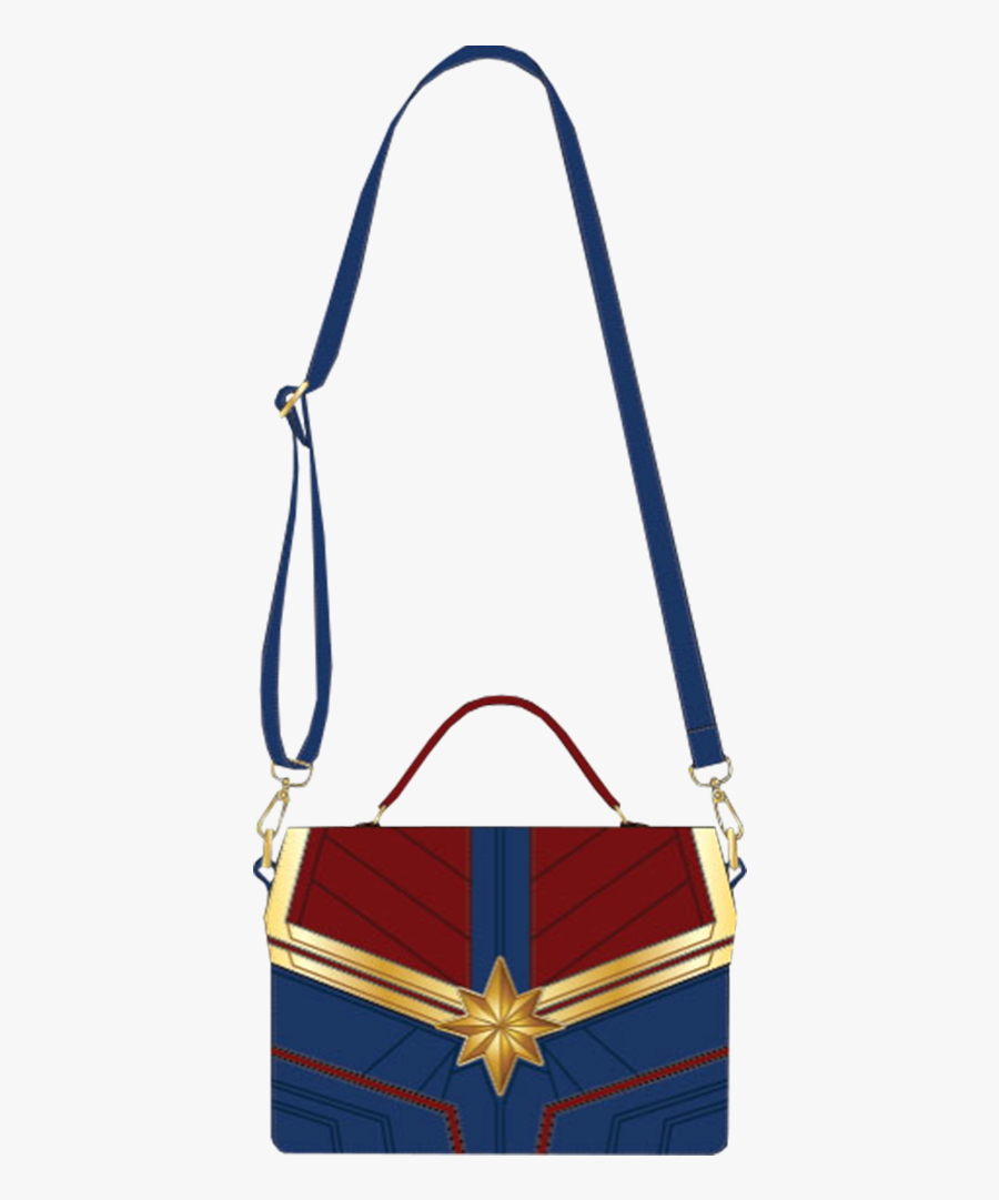Captain Marvel Shouder Bag, Transparent Clipart