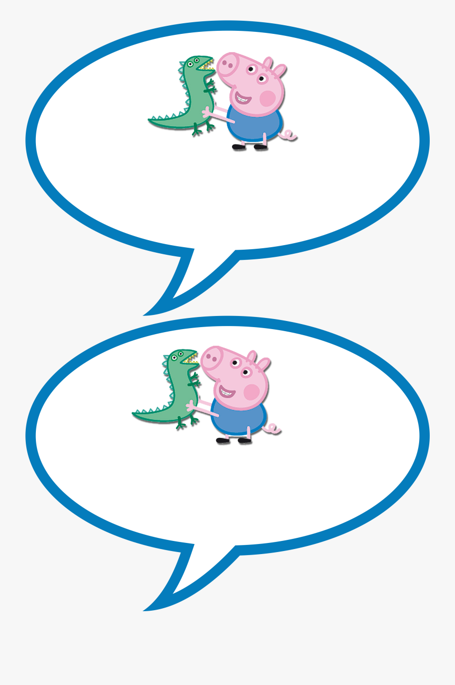 George With Dinosaur Wall Sticker Regular Clipart , - Cartoon, Transparent Clipart