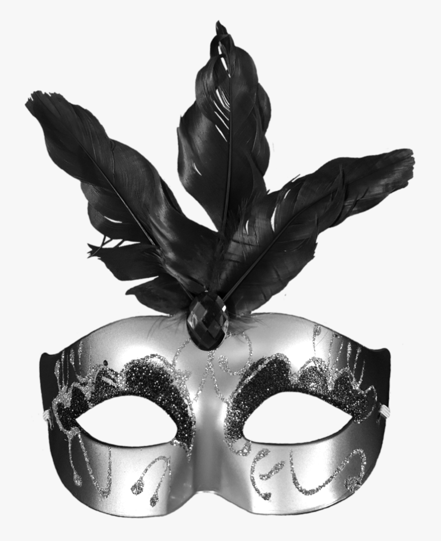 Carnival Masquerade Mask - Transparent Masquerade Mask Black, Transparent Clipart