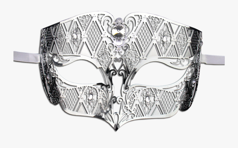 Diamonds Masquerade Mask Png Mask - Masquerade Ball, Transparent Clipart
