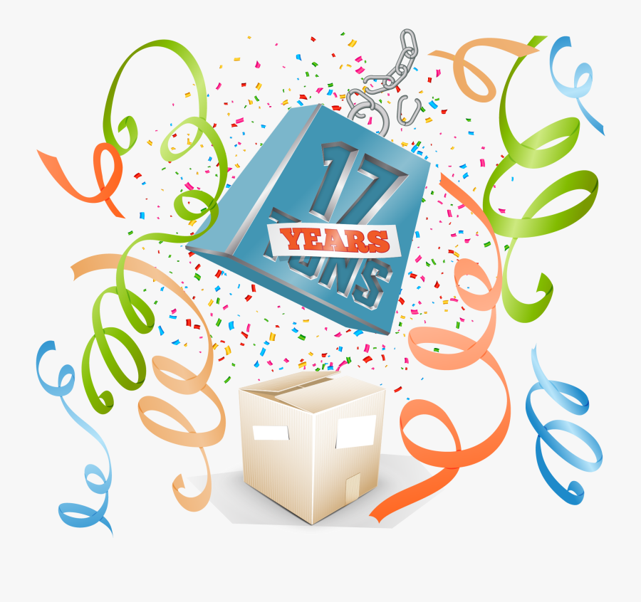 17years-slider - Celebrate 17 Years In Business, Transparent Clipart