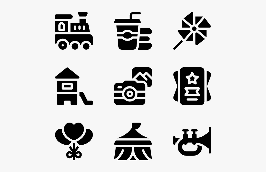 Augmented Reality Icons, Transparent Clipart