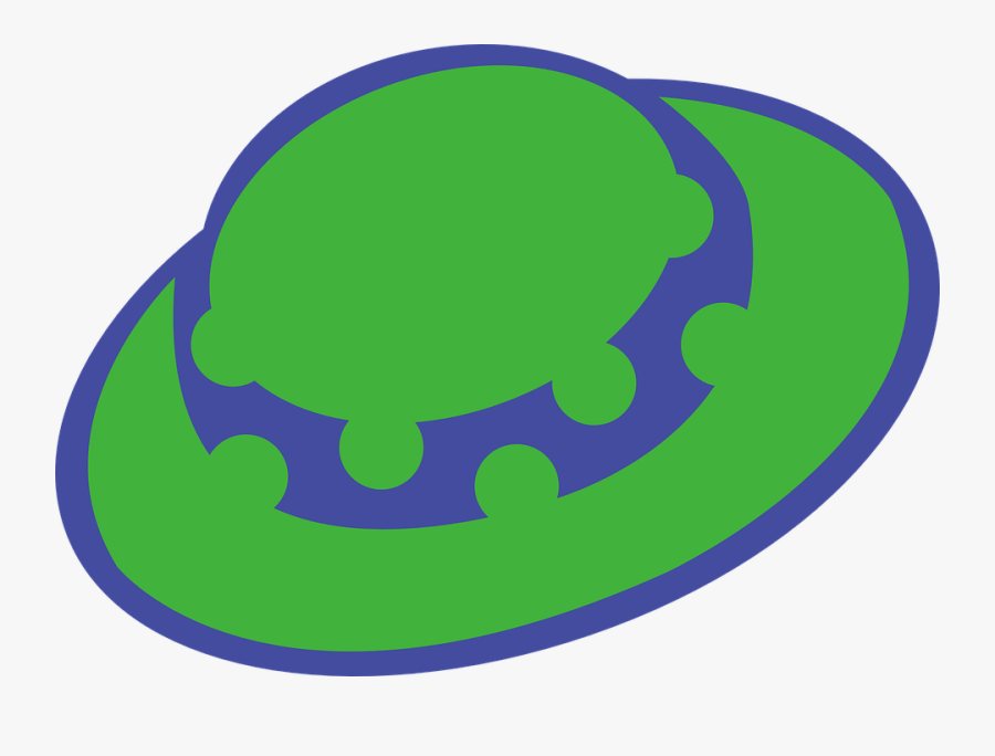 Hat, Women, Accessory, Green, Brim, Spotted, Dots - Cartoon Girls Hat Png, Transparent Clipart