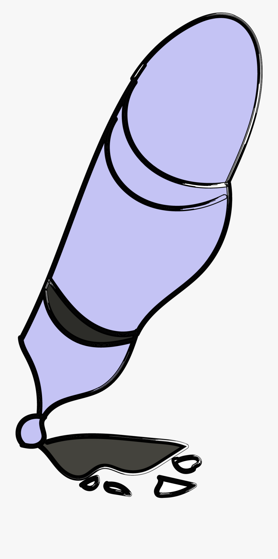 Calligraphy Pen Back View Clipart Png, Transparent Clipart