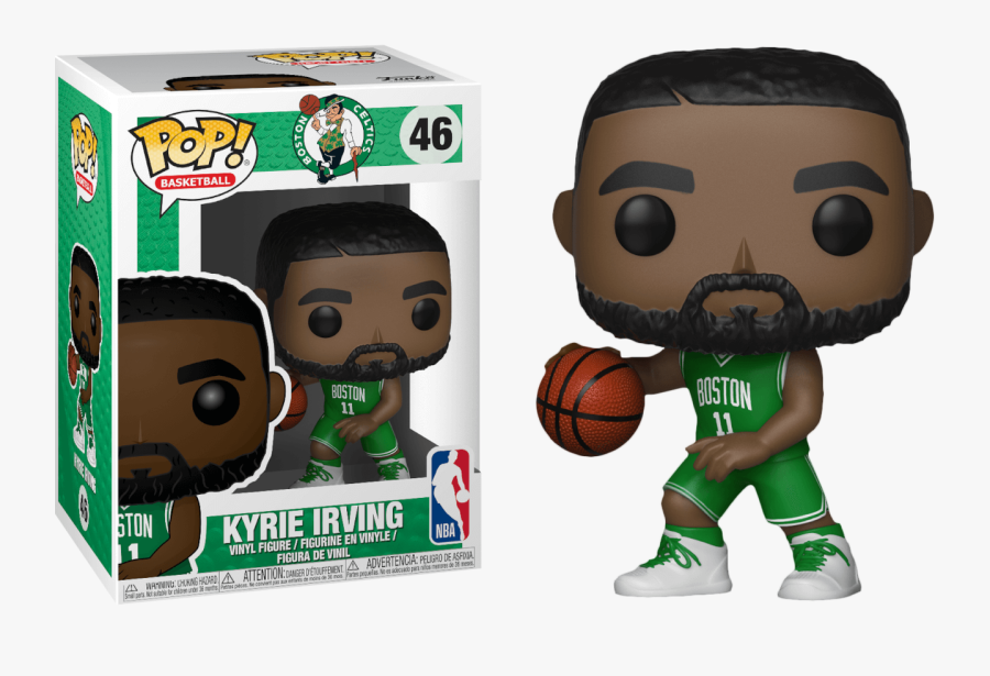 Kyrie Irving Boston Celtics Pop Vinyl Figure - Kyrie Irving Funko Pop, Transparent Clipart