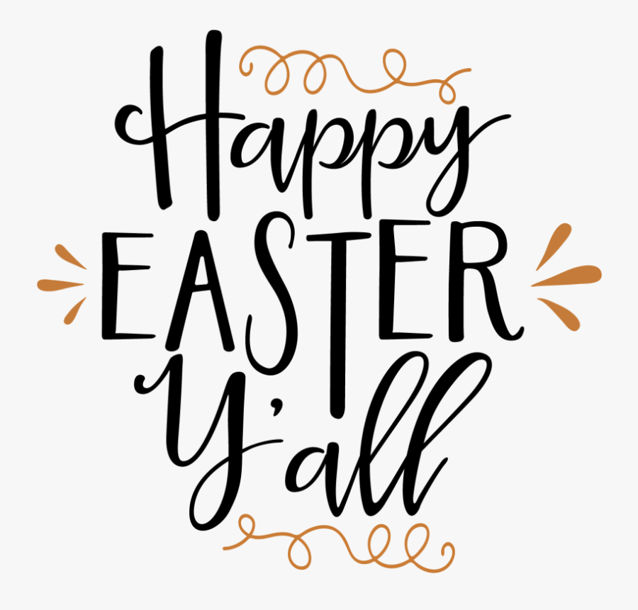 Transparent Pumpkin Monogram Clipart - Happy Easter Yáll, Transparent Clipart