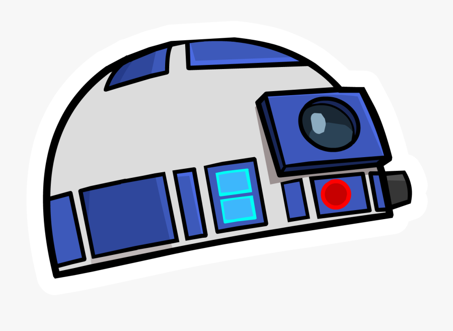 R2 D2 Clip Art - Pin De Star Wars Club Penguin, Transparent Clipart