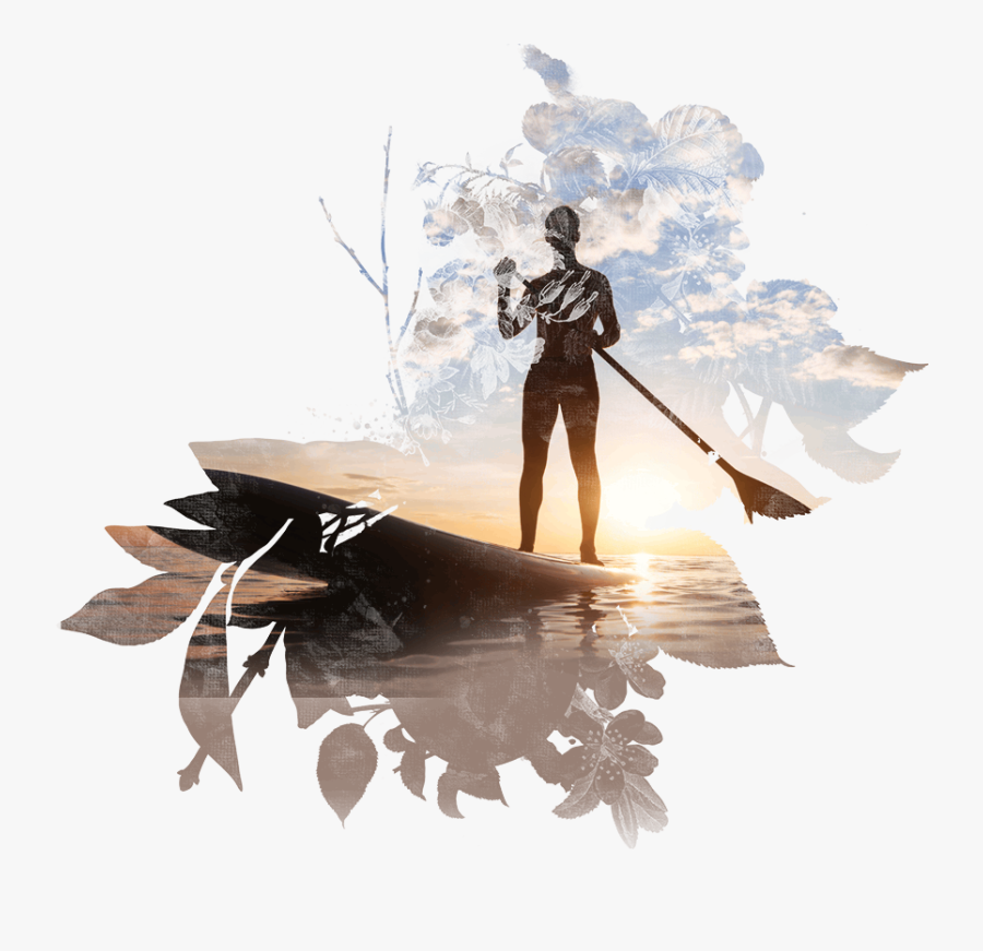 Transparent Paddle Board Png - Stand Up Paddling Gutschein, Transparent Clipart