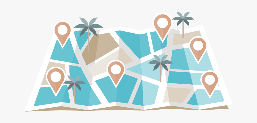 Volusia Map Paddle Board And Kayak - Illustration, Transparent Clipart