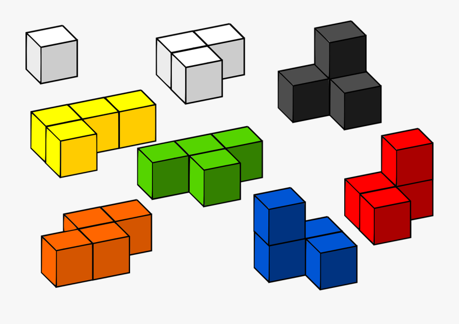 Building Blocks - Tetris Png, Transparent Clipart