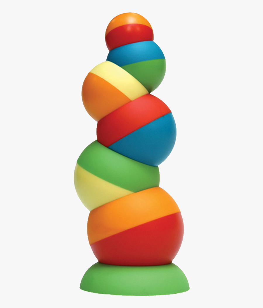 Tobbles Fat Brain Wobbling Building Block Construction - Topples Toy, Transparent Clipart