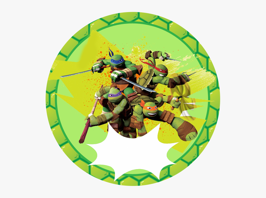 Ninja Turtles, Toppers Or Free Printable Candy Bar - Ninja Turtles Nickelodeon, Transparent Clipart