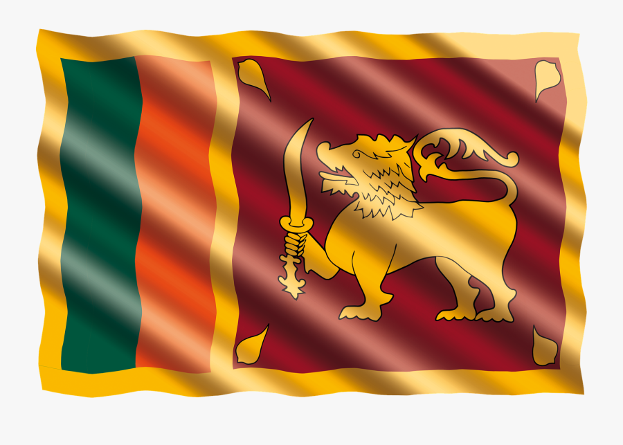 Animated Sri Lanka Flag Png, Transparent Clipart