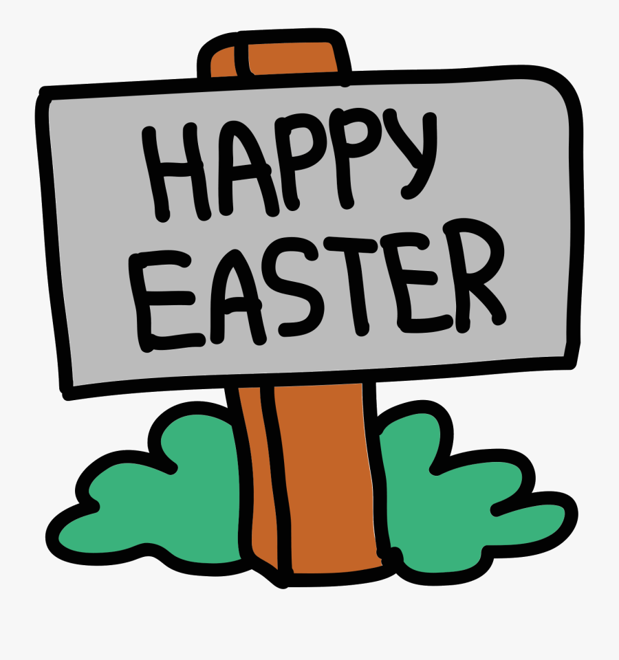 Happy Easter Icon, Transparent Clipart