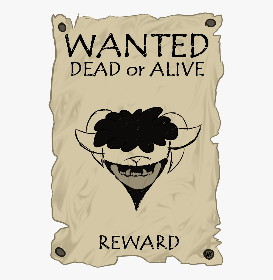 Wanted Poster - Seija Kijin Wanted, Transparent Clipart