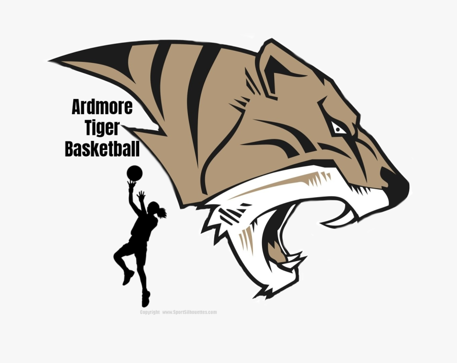 Lady Tigers Rule - Ardmore High School Tiger Head, Transparent Clipart