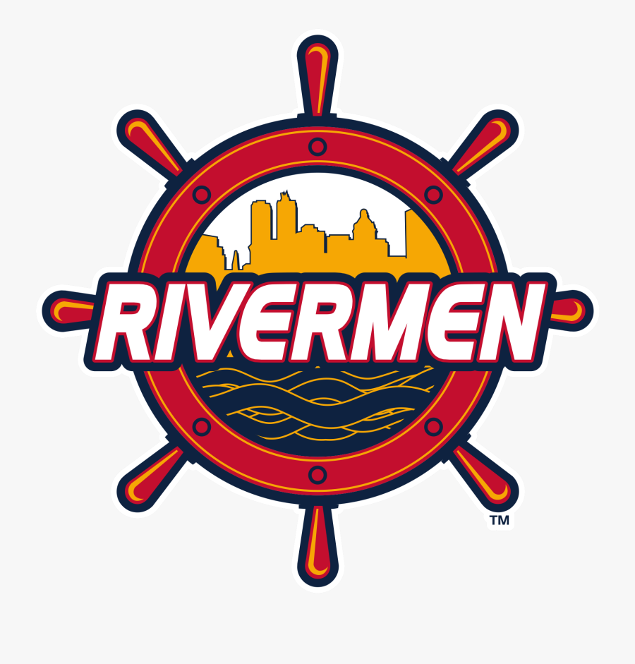 Peoria Rivermen Hockey Logo, Transparent Clipart