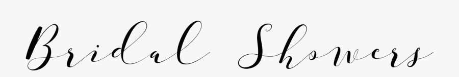 Picture - Transparent Bridal Shower Text, Transparent Clipart