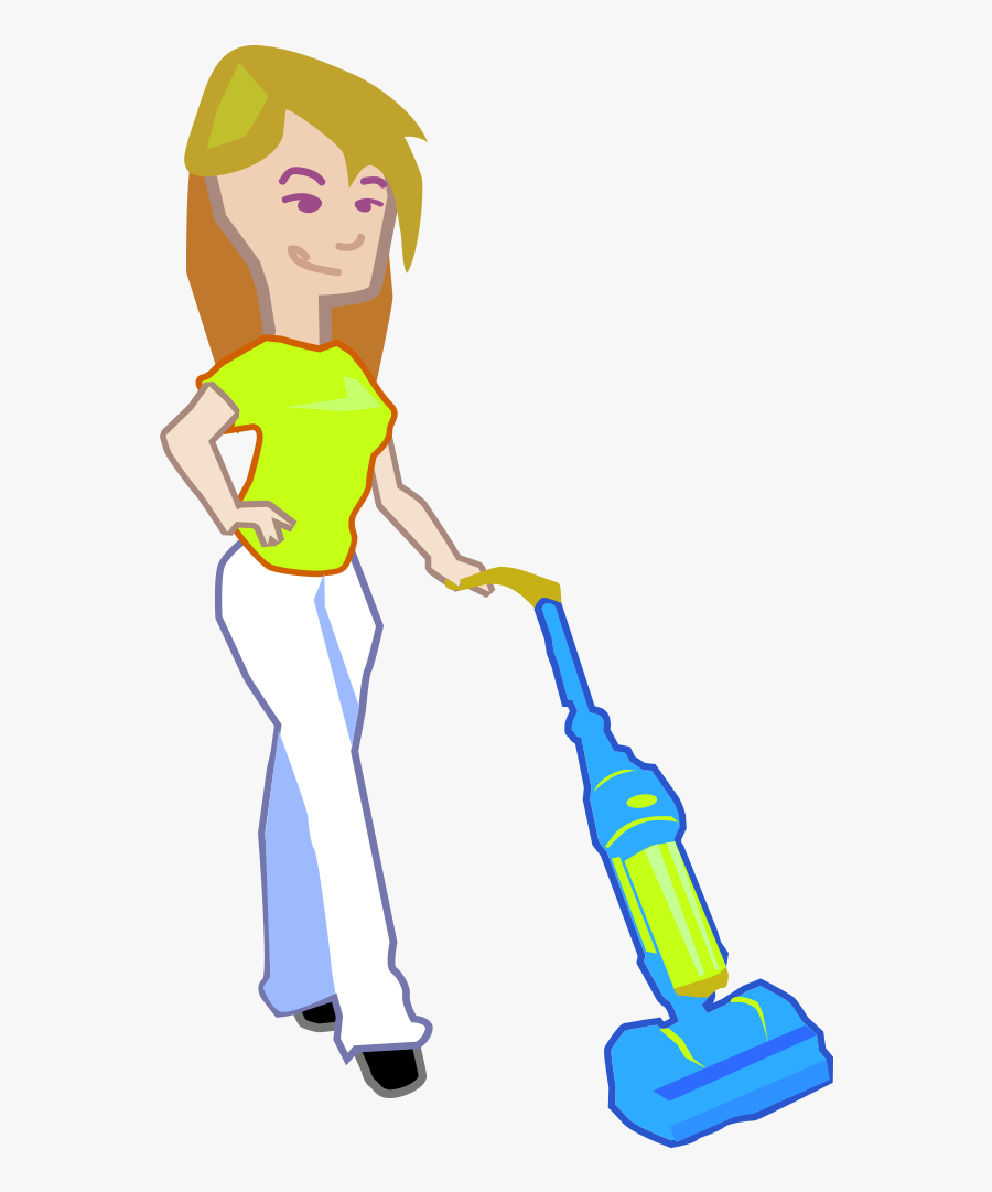 Cleaning Lady Vector Character - Cartoon , Free Transparent Clipart - Clipa...