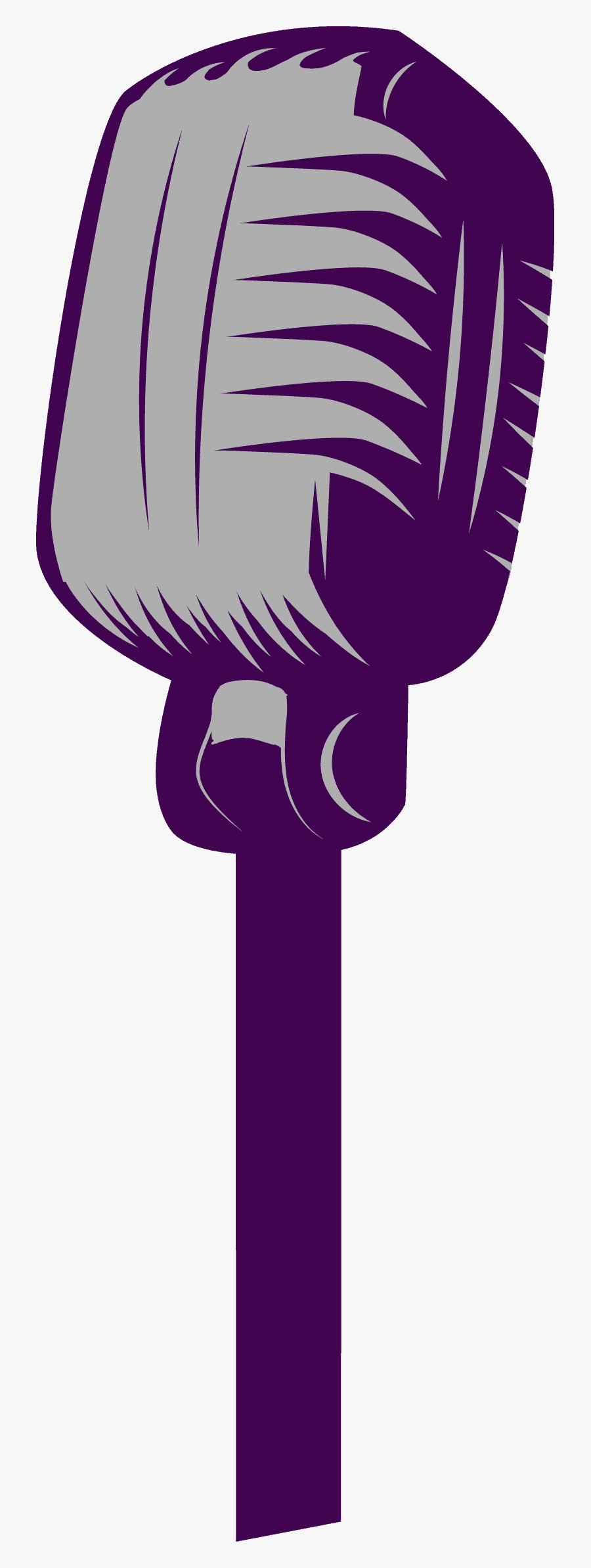 Transparent Girl Singing Into Microphone Clipart - Dibujo De Microfono Png, Transparent Clipart