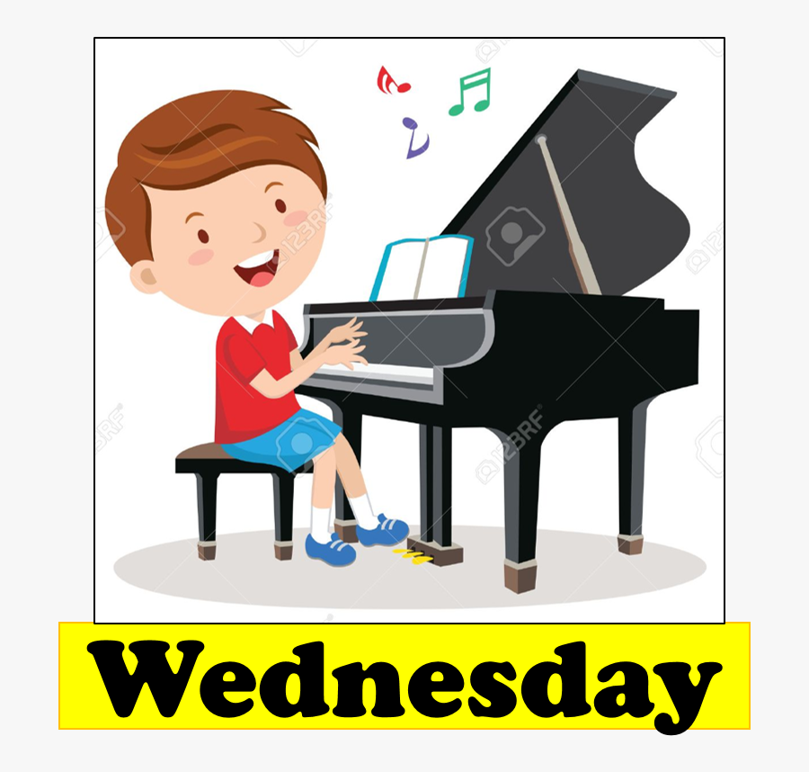 Person Playing Piano Clipart, Transparent Clipart