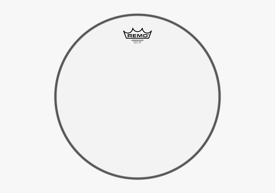 Ambassador® Clear Snare Side No Collar Image - Remo Ambassador Snare Side No Collar, Transparent Clipart