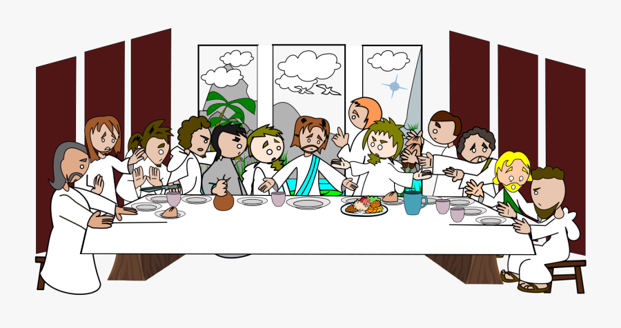 Last Supper - Cartoon , Free Transparent Clipart - ClipartKey.