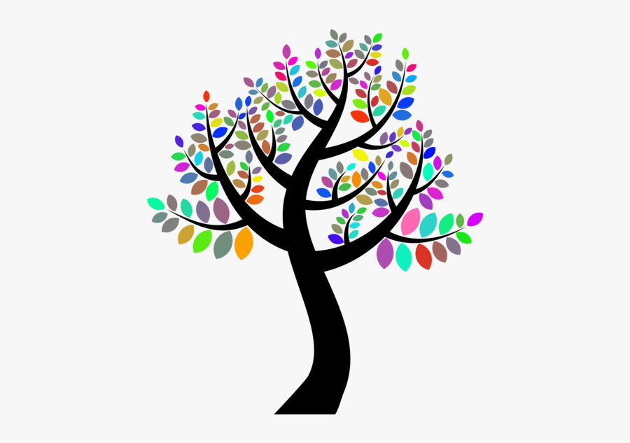 Plant,flower,leaf - Tree With 9 Branches, Transparent Clipart