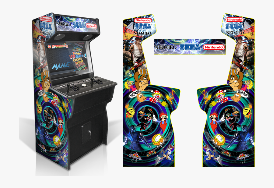 Clip Art Classic Inspired Game Room - Killer Instinct Arcade Art, Transparent Clipart