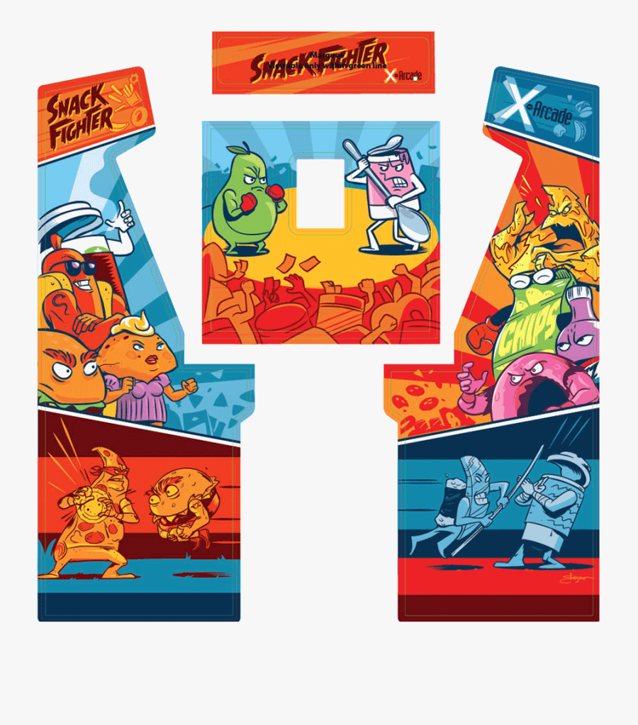 Arcade Machine Artwork, Transparent Clipart