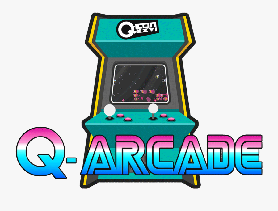 Q-arcade Logo - Video Game Arcade Cabinet, Transparent Clipart