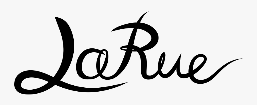 Larue Catering & Events - Calligraphy, Transparent Clipart