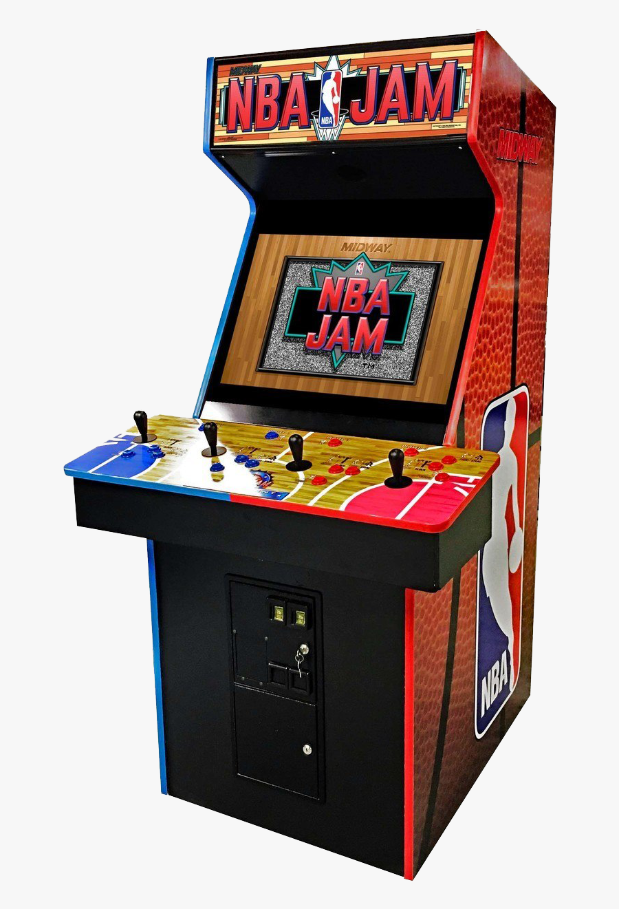 Arcade Machine Png Images - Nba Jam Arcade Png, Transparent Clipart