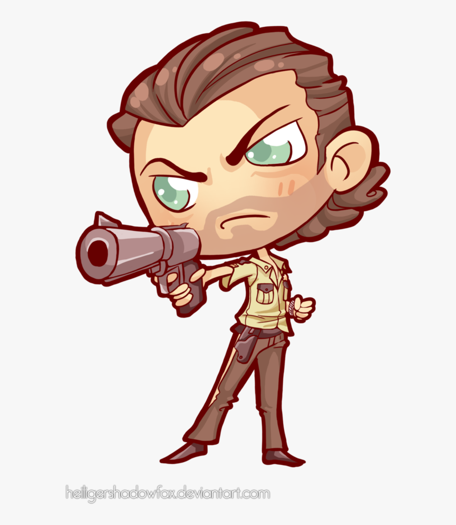Clipart Stock Commission - Walking Dead Chibi Png, Transparent Clipart