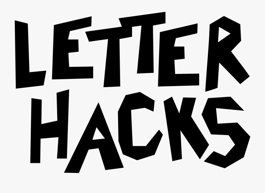 Letter Hacks Logo - Walking Dead Letters, Transparent Clipart