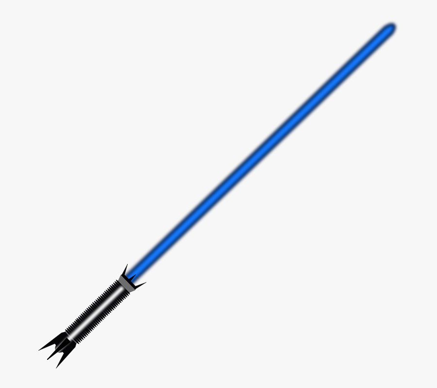 Lightsaber 2 - Electric Blue, Transparent Clipart
