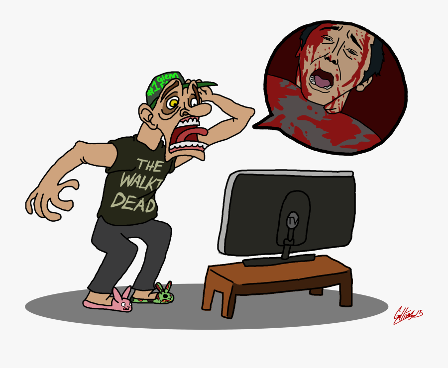 "the Walking Dead - Cartoon, Transparent Clipart